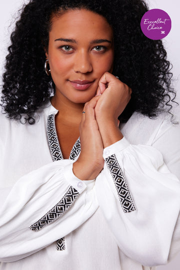 Tilda top | Offwhite