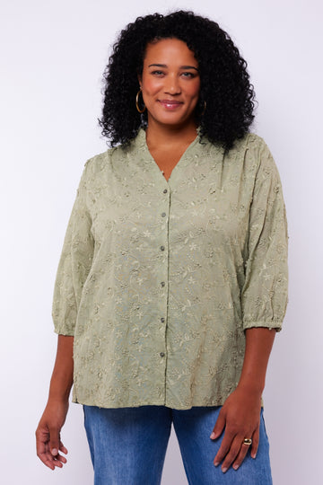 Tessa blouse | Light Moss