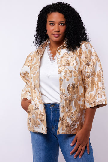 Kiranne jacket | Sand/Light Camel