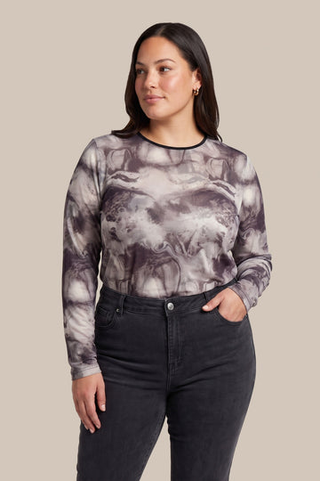 Oliva top | Bronze/Color mix