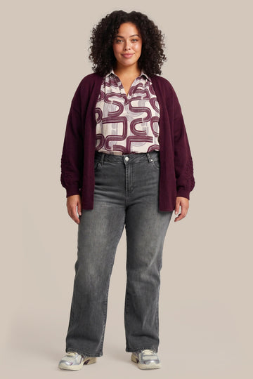Vada vest | Warm Aubergine