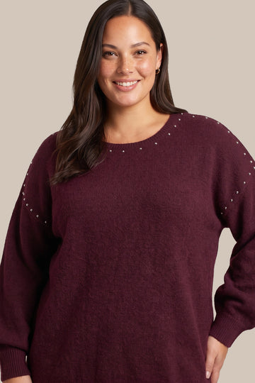 Dala trui | Warm Aubergine