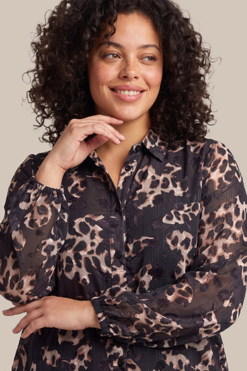 Jorila blouse | Black/Sand