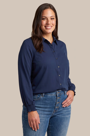 Sira blouse | Midnight Blue