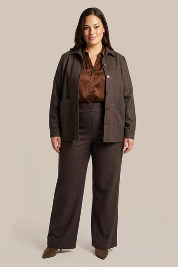 Sabina jacket | Cappuccino/Black