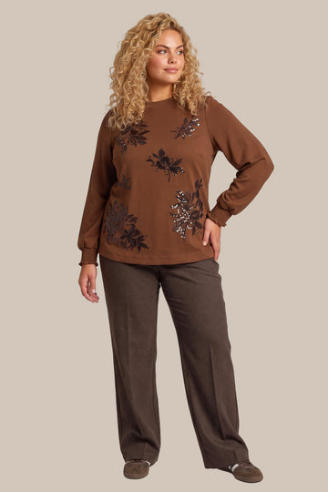 Catola broek | Cappuccino/Black