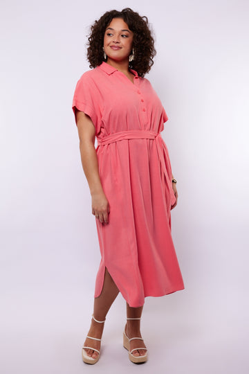 Emberlyn jurk | Sunkissed Coral