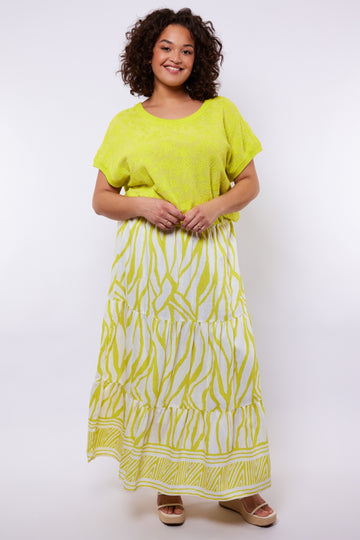 Kayla rok | Offwhite/Cyber Lime