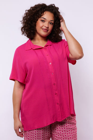 Camila-Rose blouse | Berry Fuchsia