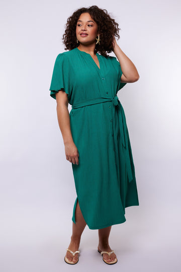 Manola jurk | Vintage Green
