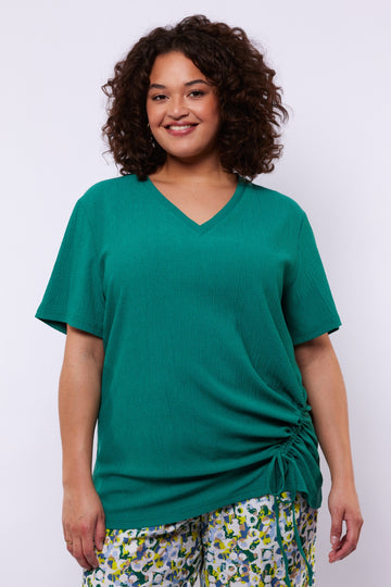 Manuela top | Vintage Green