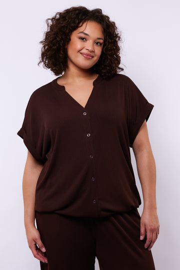 Cosette blouse | Dark Brown