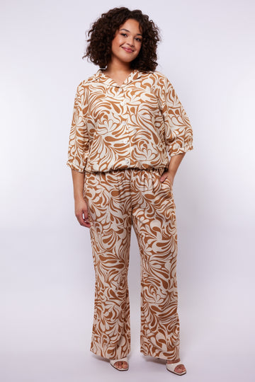 Nikkie broek | Sand/Walnut