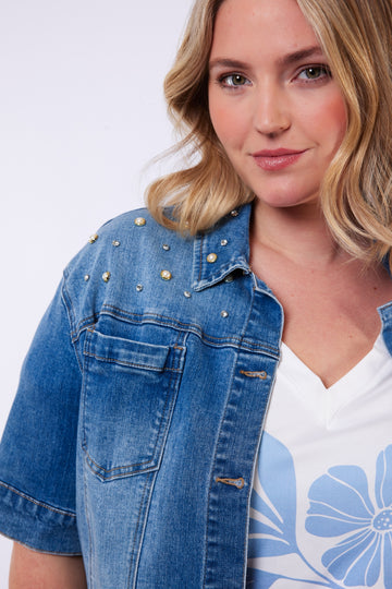 Isodora jacket | Dusty Blue