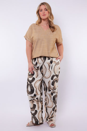 Aviva broek | Sand/Light Camel
