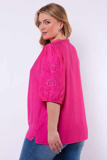 Cambrie top | Hibiscus