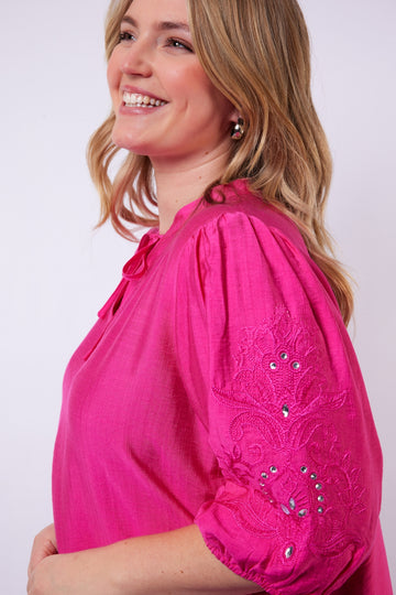 Cambrie top | Hibiscus