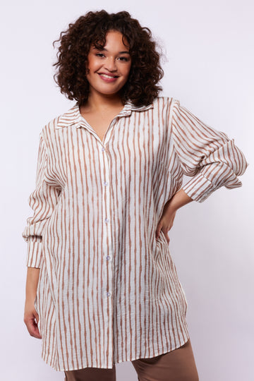 Sally tuniek | Offwhite/Latte
