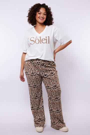 Anaya broek | Sand/Latte