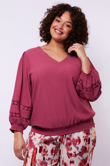 Capry top | Grape