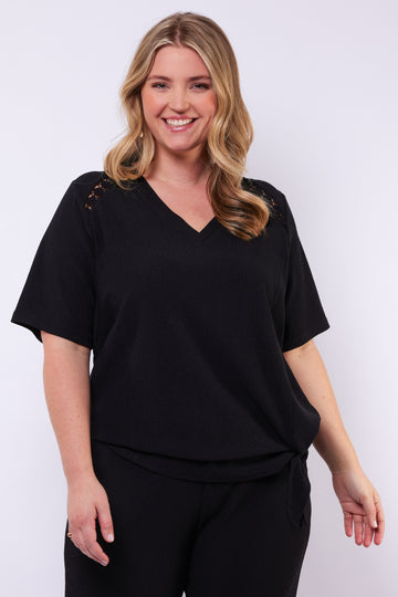 Jaya top | Black