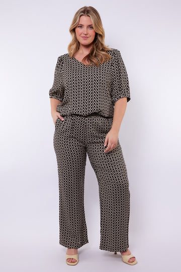 Frankie broek | Sand/Black