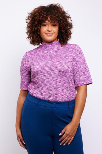 Rosita top | Bright Purple/Color Mix