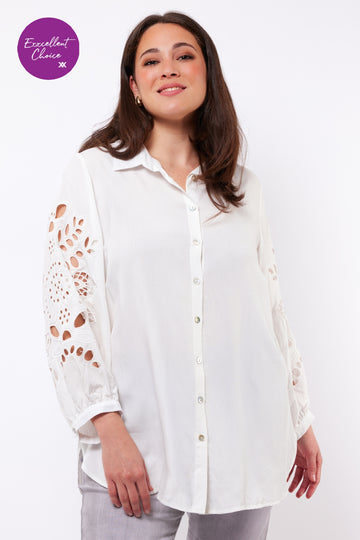 Delphine blouse | Offwhite