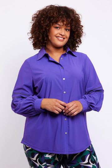 Tatum blouse | Bright Purple