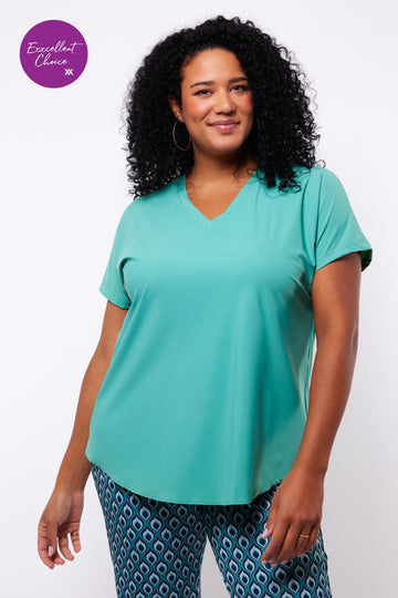 Alaina top | Arctic Blue