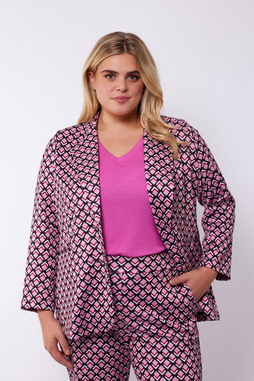 Lori blazer | Black/Blossom Pink