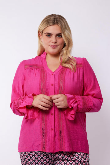 Serra blouse | Hibiscus