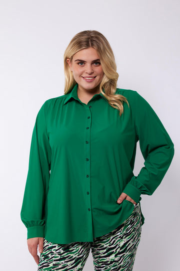 Gigi blouse | Leaf Green