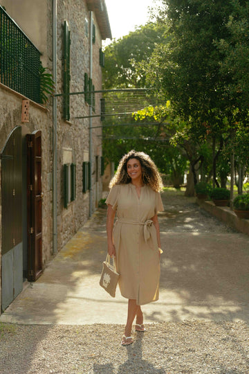 Manola jurk | Khaki
