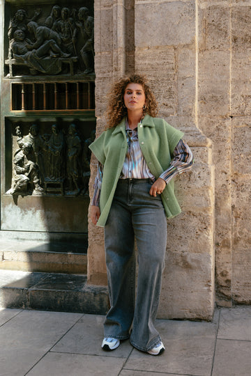 Laurena gilet | Light Moss