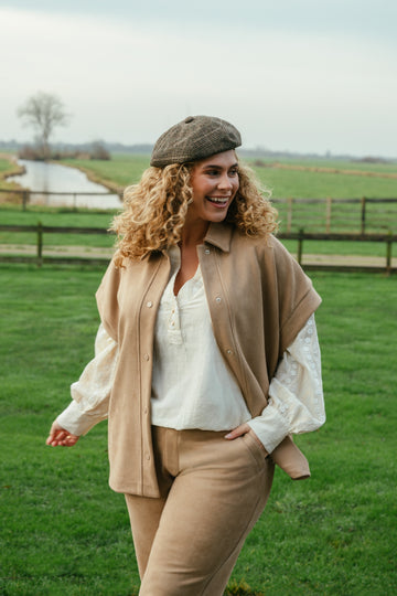 Lucinda gilet | Light Camel