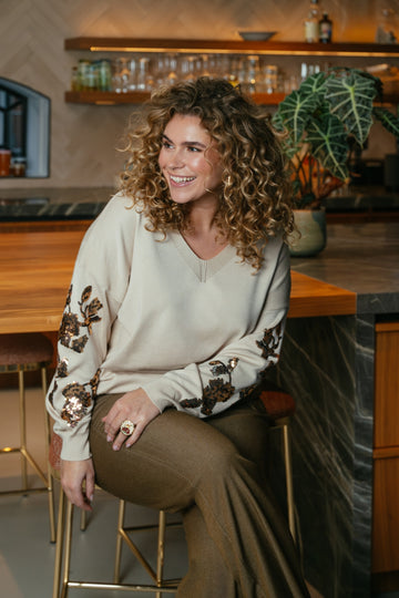 Aniston trui | Sand