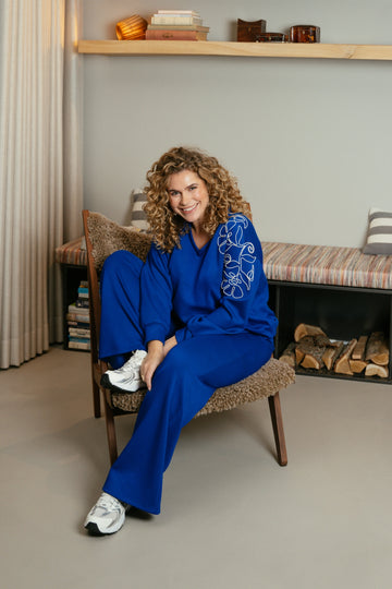 Leona broek | Royal Blue