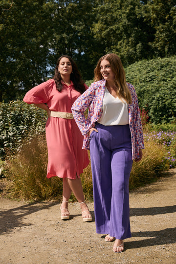 Lori blazer | Peach/Bright Purple