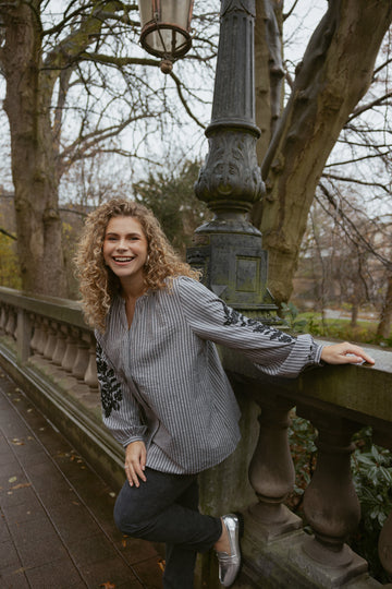 Roxanne blouse | Dark Gray