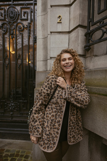 Lauryn jacket | Sahara/Black