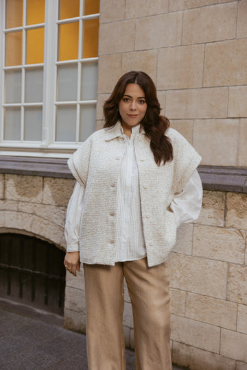 Della gilet | Ecru