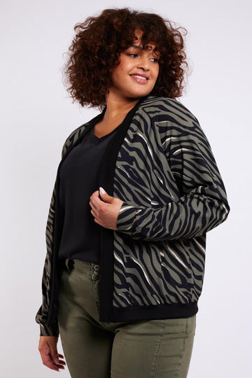 Riley jacket | Washed Green/Black