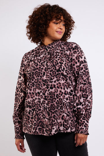 Rozanna blouse | Sand/Black