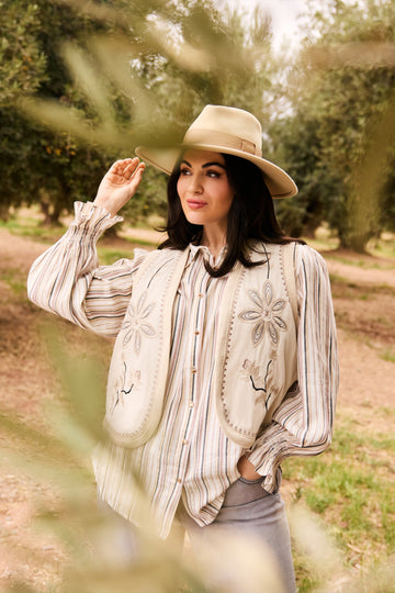 Dinah gilet | Sand