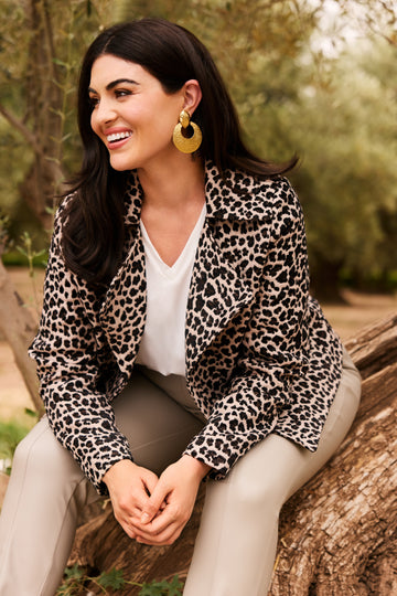 Elliana jas | Black/Sand