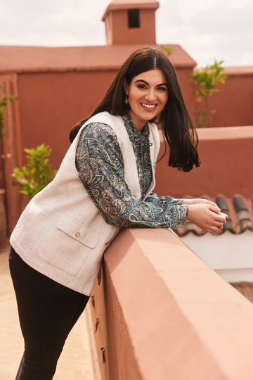 Calliope gilet | Offwhite